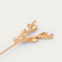 Ladda upp bild till gallerivisning, Kavajnål Hjort | Guld