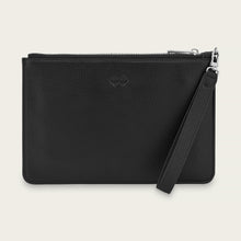 Ladda upp bild till gallerivisning, Clutch / Kuvertväska | Svart läder
