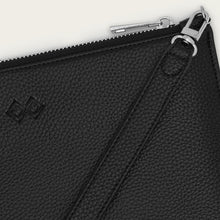 Ladda upp bild till gallerivisning, Clutch / Kuvertväska | Svart läder