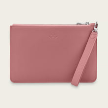 Ladda upp bild till gallerivisning, Clutch / Kuvertväska | Mörkrosa läder