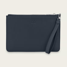 Ladda upp bild till gallerivisning, Clutch / Kuvertväska | Mörkblått läder
