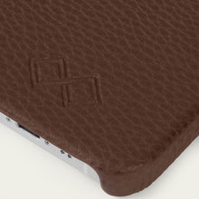 Ladda upp bild till gallerivisning, iPhone mobilskal | Mörkbrunt läder