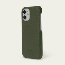 Ladda upp bild till gallerivisning, iPhone mobilskal | Mörkgrönt läder