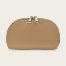 Ladda upp bild till gallerivisning, Liten sminkväska | Beige läder