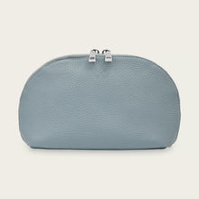 Ladda upp bild till gallerivisning, Liten sminkväska | Gråblått läder