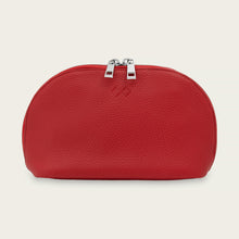 Ladda upp bild till gallerivisning, Liten sminkväska | Rött läder