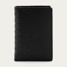 Ladda upp bild till gallerivisning, Smal plånbok | Svart ormskinn