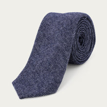 Ladda upp bild till gallerivisning, Ullslips | Blåmönstrad