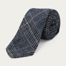 Ladda upp bild till gallerivisning, Ullslips | Gråblårutig