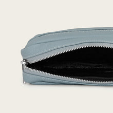 Ladda upp bild till gallerivisning, Necessär | Gråblått läder