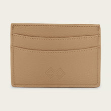 Ladda upp bild till gallerivisning, Korthållare | Beige läder