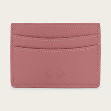 Ladda upp bild till gallerivisning, Korthållare | Mörkrosa läder