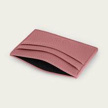 Ladda upp bild till gallerivisning, Korthållare | Mörkrosa läder