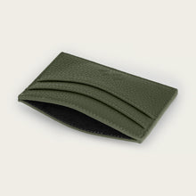 Ladda upp bild till gallerivisning, Korthållare | Mörkgrönt läder