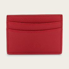 Ladda upp bild till gallerivisning, Korthållare | Rött läder