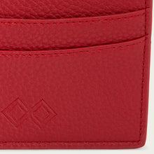 Ladda upp bild till gallerivisning, Korthållare | Rött läder