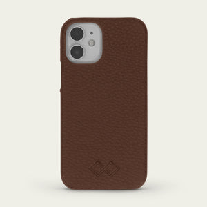iPhone mobilskal | Mörkbrunt läder